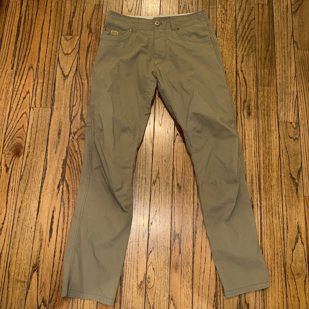 Kuhl Revolvr Pants Mens 30x34 Olive Green  Hiking Outdoor Uberkuhl Stretch